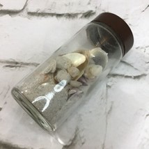 Vintage Jar Of Natural Beach Sand With Small Seashells Collectible Minerals  - £8.88 GBP