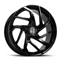 22X9 Luxxx LE15 5X120 +27 73.1 Gloss Black - Wheel - £321.74 GBP