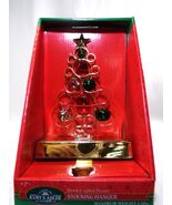 KURT S. ADLER HANDCRAFTED PEWTER CHRISTMAS TREE STOCKING HANGER ND2535 - $634.03 MXN