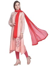 Woman&#39;s Chiffon Dupatta with lace on border - $13.17+