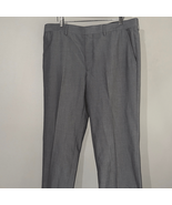 Classic Slim Fit Grey Trousers 36 x 32 - $270.32 MXN