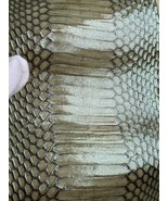 Aurora Cobra Snake Skin Snakeskin Leather Craft Supply Gloss Pearl Gray-... - $25.68 CAD+
