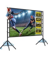 Projector Screen And Stand,Large Indoor Outdoor Movie Projection Screen ... - £79.74 GBP