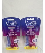 (2) GILLETTE VENUS Simply 3 Women&#39;s Disposable Razors 5 razors - $13.02 CAD