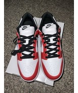 Nike Dunk Low By You Unlocked Retro Size Men&#39;s 12 &quot;Chicago Red&quot; White Bl... - $3,261.80 MXN