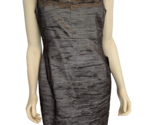 NWT  Eliza J Pewter Sleeveless Lined Pencil Dress Size 12 - $104.49
