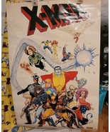 VINTAGE ORIGINAL POSTER X Men ARTHUR Adams MEDLEY 1987 RARE 34&quot; X 22&quot; - £112.68 GBP