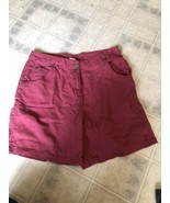 Woolrich Womens Size 8 Wild cherry Pink Shorts Casual Outdoor Hiking 100... - £21.23 GBP