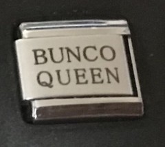 Bunco Queen Laser Wholesale Italian Charm 9MM K42 - £9.08 GBP