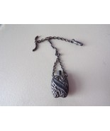Vintage Late 1800&#39;s-1900&#39;s Sterling Pocket Watch Chain w/Miniature Flask... - €136,78 EUR
