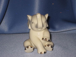 Miniature Sitting Elephant Figurine by Lenox. - £17.38 GBP