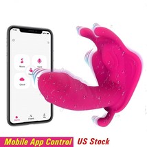 3IN1 Mobile Phone APP Control G Spot Clitoris Stimulator Dildo Panties Vibrator - £17.91 GBP