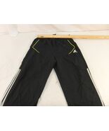Youth Boy&#39;s Adidas Black White Yellow Striped Medium Athletic Track Pant... - €14,49 EUR
