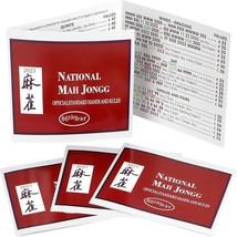 New Mahjong Cards 2024 4Pcs Mah Jongg Cards National Mahjong Cards Standard Hand - £22.46 GBP