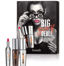 Benefit They&#39;re Real Big Sexy Deal Black Mascara Red Lip Tint Primer Min... - £15.80 GBP