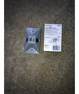 Lot of 12 Legrand 3 hole weather proof outlet box cover WPB13 size 1/2&quot; - $18.29