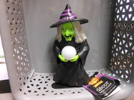 Decor &quot;Halloween Witch&quot; Light &amp; Sound Plastic 6&quot; H NEW She Cackles - $7.87