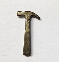 Vintage Brass Tone Claw Hammer Lapel Pin / Tie Tack - £7.01 GBP