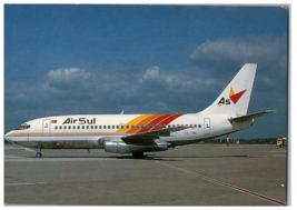 AirSul Boeing B 737-291 Airplane Postcard - £7.62 GBP