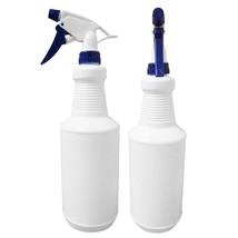 1 Empty Plastic Spray Bottle Sprayer Trigger Spray Bottle 33.8oz White/B... - £16.43 GBP