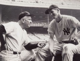 Casey Stengel &amp; Tony Kubek 8X10 Photo New York Yankees Ny Mlb Baseball Picture - $4.94