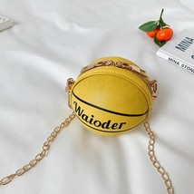 1pc New Fashion Basketball Messenger Bag for Girls PU  Children&#39;s Crossbody Chil - £91.15 GBP