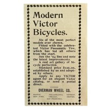 Victors Bicycles 1894 Advertisement Victorian Overman Wheel Co Modern ADBN1v - £15.93 GBP