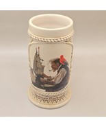 NORMAN ROCKWELL - Collectors Stein - &quot;The Captain and the first mate&quot; Br... - $313.11 MXN