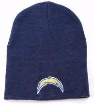 SAN DIEGO CHARGERS NFL TEAM APPAREL CUFFLESS KNIT WINTER HAT/BEANIE/TOQUE - $16.14