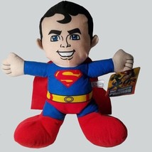 Superman Plush Doll With Tags 13&quot; Tall - $10.96