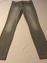 Gap Women&#39;s Denim Gray Stretch Authentic True Skinny Jeans Size 27 X 30 - £22.45 GBP