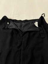 Ann May & Co Women's Black Rear Zipper Double Slits Pull-On Pencil Skirt Size 14 image 4