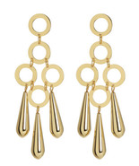 Cult Gaia Earrings Goldtone Stunning! - £77.44 GBP
