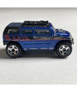 Hot Wheels Hummer Rockster Blue 2003 Mattel Car Truck SUV 1:64 SCALE - £2.75 GBP