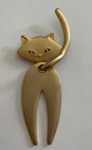 Cat Brooch Pin With Movable Tail - £11.71 GBP