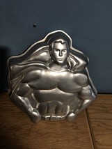 Vintage 1977 Wilton Superman Cake Pan Baking Mold 502-1212 DC Comics Superhero - £10.19 GBP