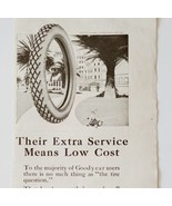 1917 Goodyear Tires Advertisement Extra Service Low Cost Palm Trees LGADYC4 - $371.09 MXN