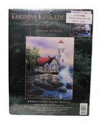 Thomas Kinkade Beacon of Hope 50961 Embellished Cross Stitch Kit NEW 200... - $255.33 MXN