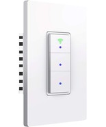 Smart Light Switch WiFi Wall Light Switch Easy Installation and APP Cont... - £41.54 GBP