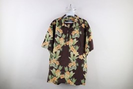 Vintage 90s Reyn Spooner Mens XL Faded Pineapple Collared Button Polo Shirt - £46.67 GBP