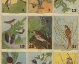 5 Sheets of Uncut Trading Cards of North American Birds  - £157.44 GBP