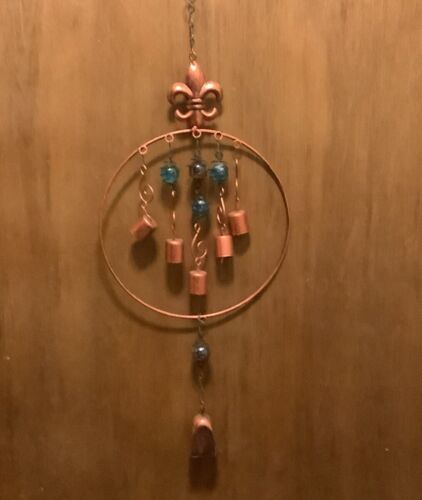 Copper toned Wind Chime Glass Beads - $11.29