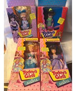 RARE Lot of 4 Vtg 1980&#39;s Creata Todays Girls Dolls NIB Barbie Clones - £71.71 GBP