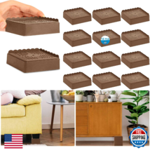 Heavy Duty Bed Risers Adjustable Furniture Riser 1 2 3 4 inch Stackable ... - $36.63