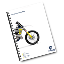 HUSQVARNA 2023 - TC TX 250 300 HERITAGE - OWNERS MANUAL - REPRINTED COMB... - $25.25