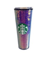 Starbucks Venti Mermaid Cup Coffee Tumbler 24oz Pink Purple Sequin Holid... - $385.67 MXN