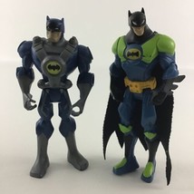 DC Comics Total Armor Batman Bold Brave 5&quot; Action Figures 2pc Lot Animated - £13.19 GBP