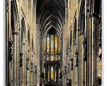 Cologne Cathedral Interior Koln Germany UNP UDB Postcard U25 - $2.92