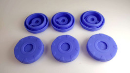 6PK Water Bottle Snap On Caps Anti Splash Non Spill Tops  5 Gallon 55 mm - $8.51