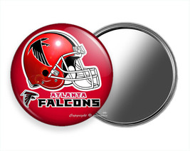 Atlanta Falcons Football Team New Pocket Hand Purse Mirror Sports Fan Gift Idea - £11.41 GBP+